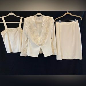 Nahdree Cream, Beaded Suit Vintage